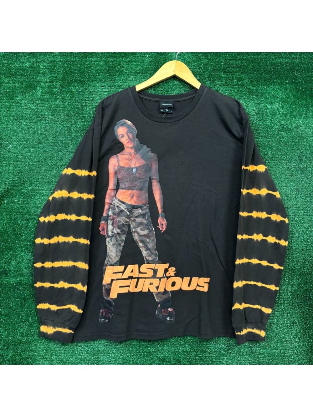 Dumbgood x Fast & Furious Letty Ortiz Tie-Dye LS Shirt Size Medium